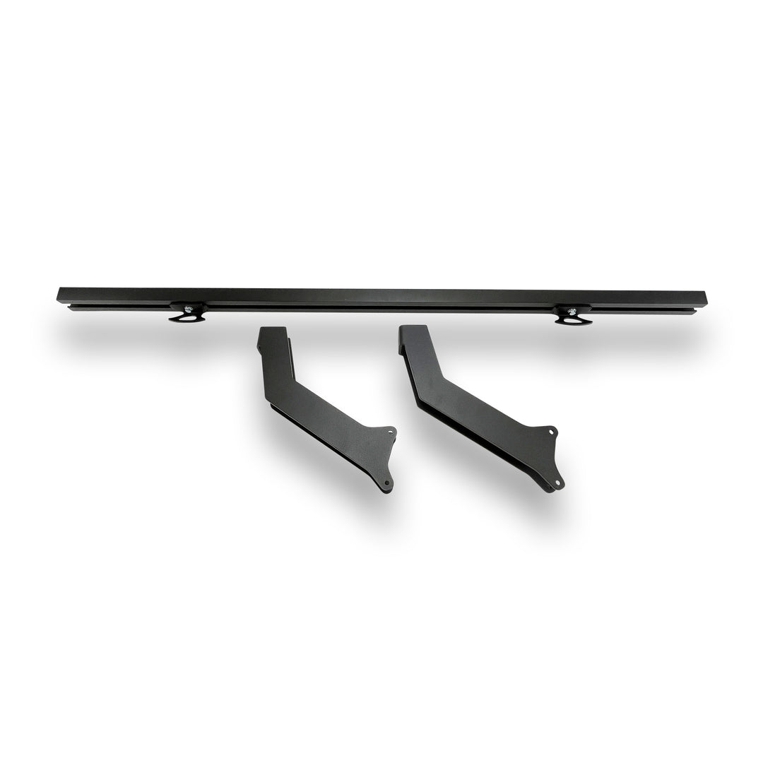 A clean studio photo of the complete CCR Sport Hybrid Track system for the Ford Transit.