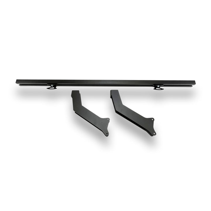 A clean studio photo of the complete CCR Sport Hybrid Track system for the Ford Transit.