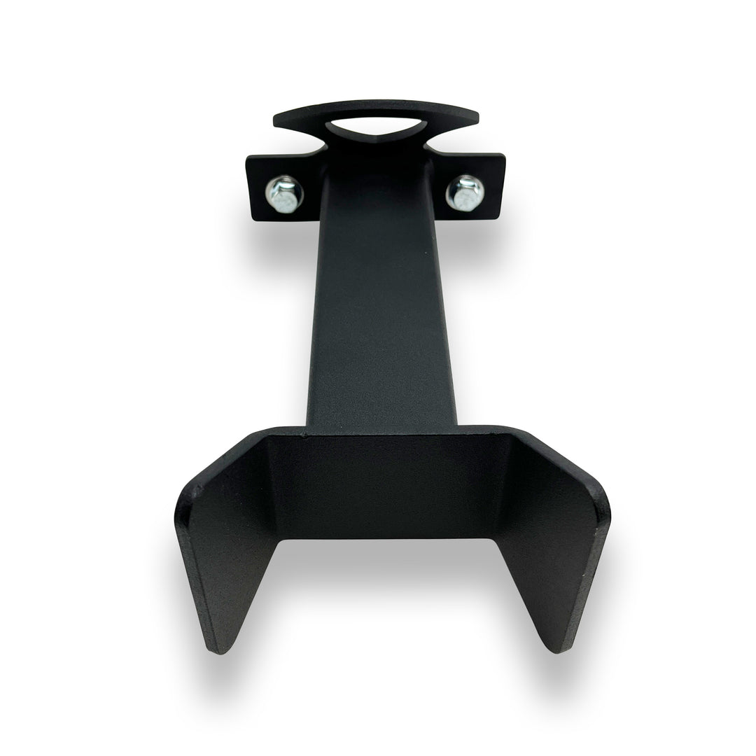 Straight on view of the Offset Wheel Chock on a white studio background.