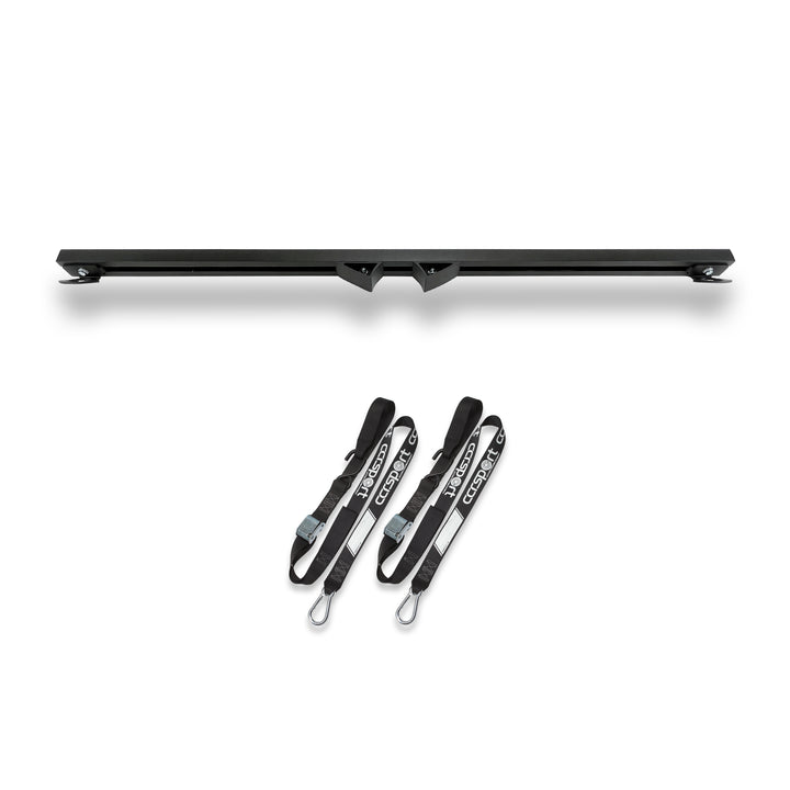 Single bike Hybrid Moto Rack Pro Pack on a bright white studio background.