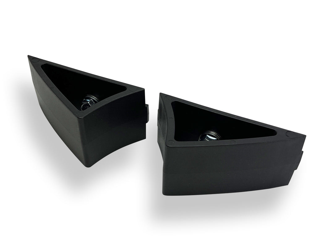 Studio image of the Moto Vise Wheel Chock system.