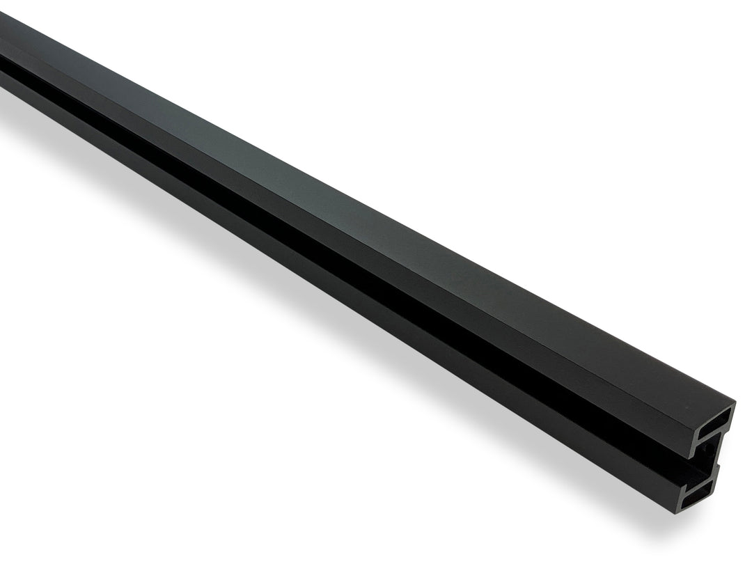 A wide view of the Hybrid track on a white studio background.