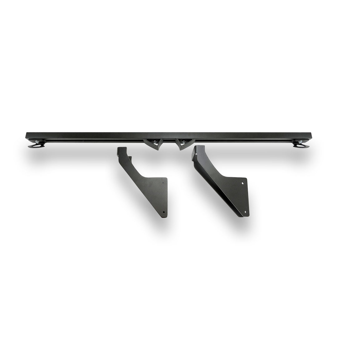 Studio image of the single bike X1 Hybrid Sprinter van kit with seat base mounting brackets