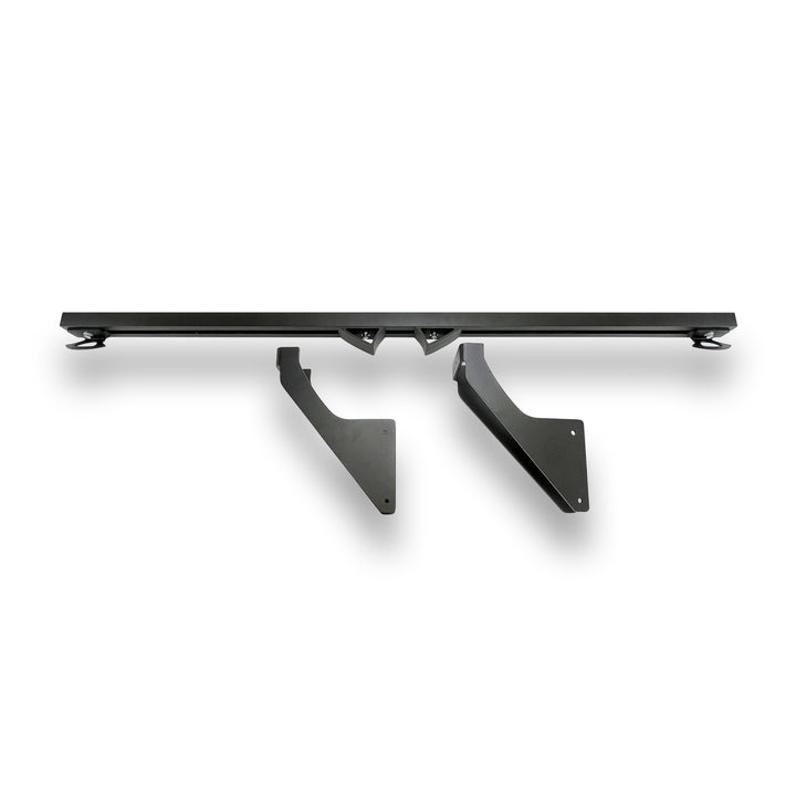 Studio image of the single bike X1 Hybrid Sprinter van kit with seat base mounting brackets