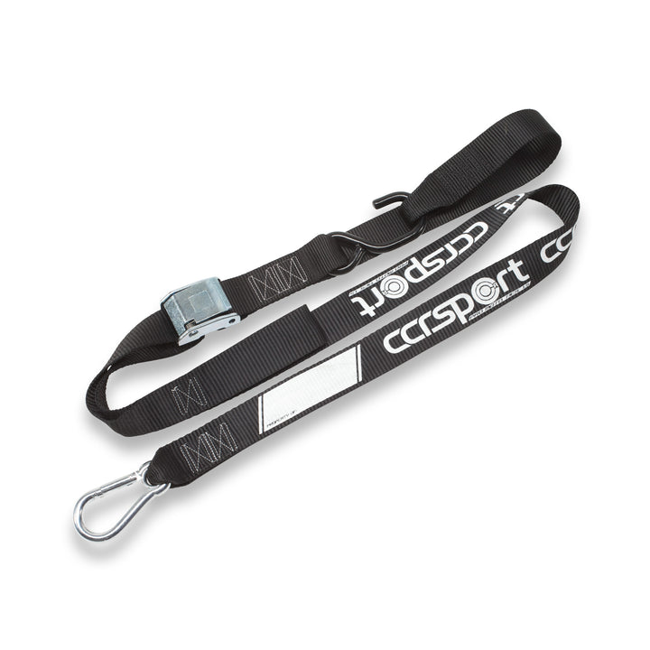 CCR Sport Pro Moto Tie Downs with soft loops and carabiner hooks.
