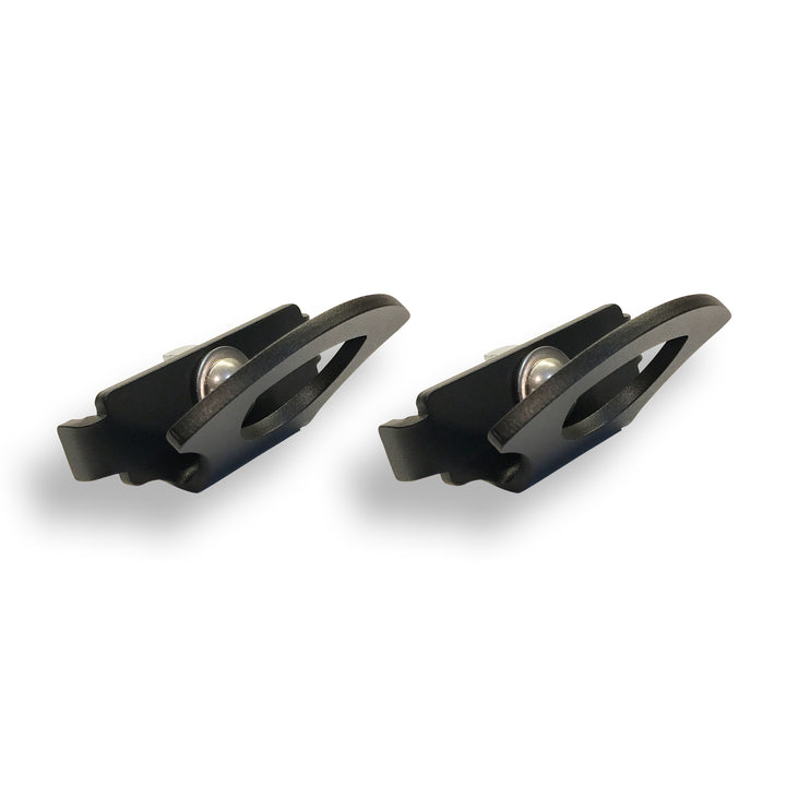One pair of CCR Sport Toyota Deck Rail Tie Down Anchors on a white background.